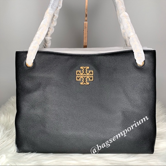 Tory Burch Triple Compartment Black Leather Purse - Picture 7 of 15